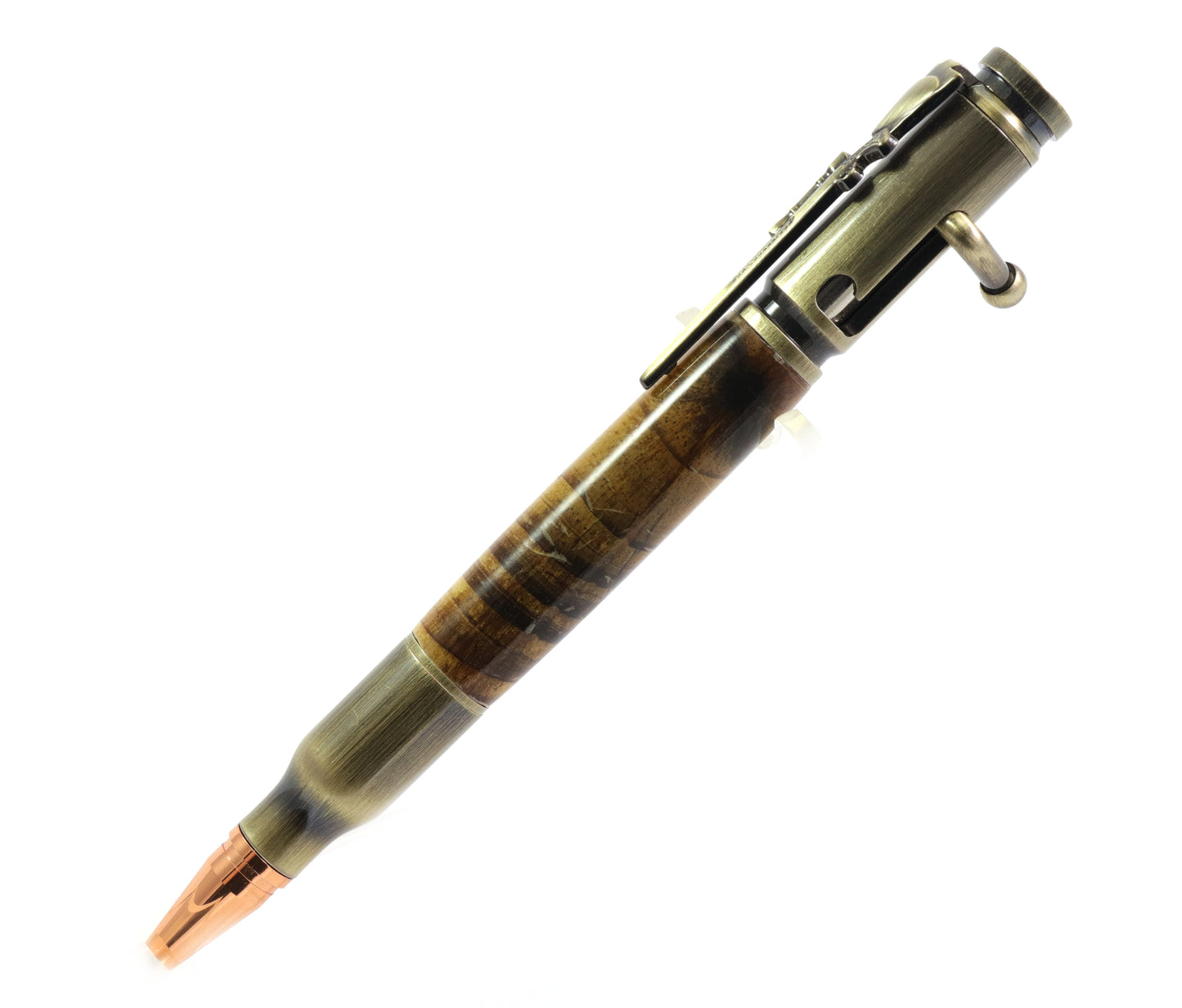 Curly Wood Bullet Pen