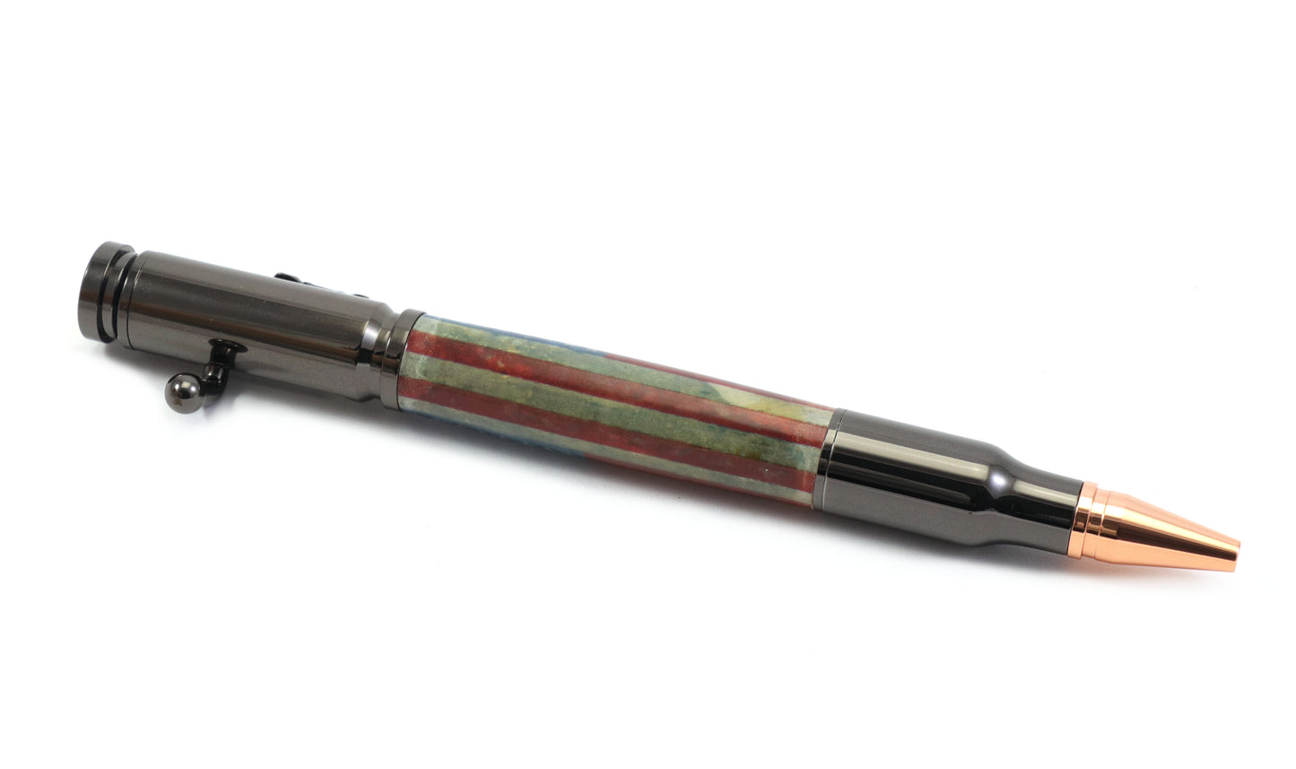 American Flag Bullet Pen