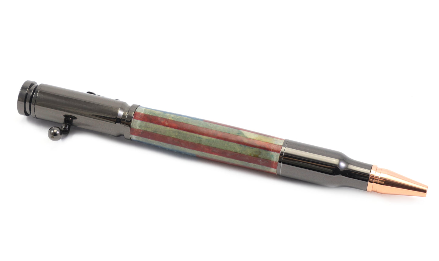American Flag Bullet Pen