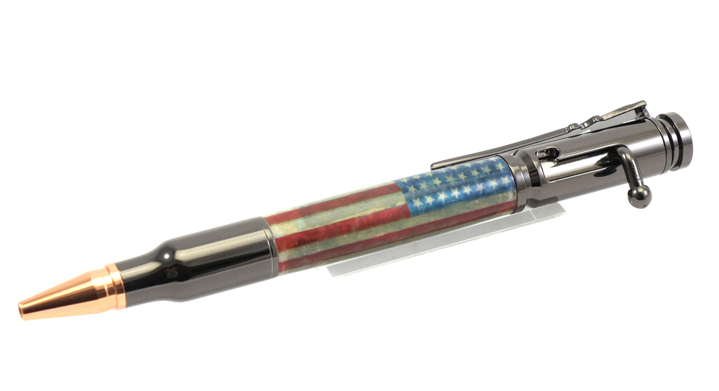 American Flag Bullet Pen