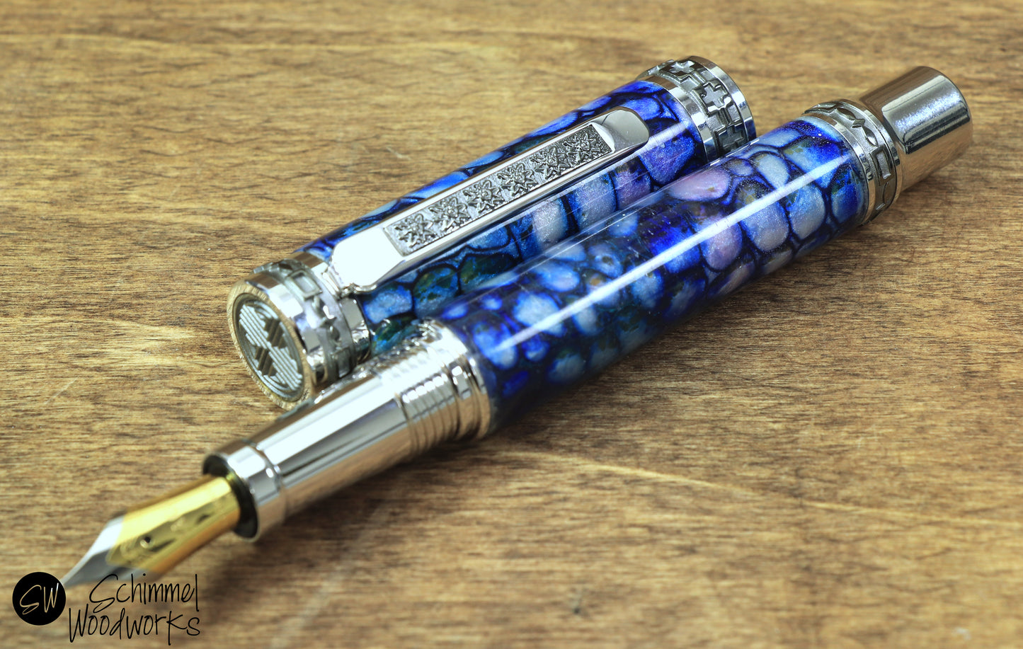 Blue Dragon Fountain Pen