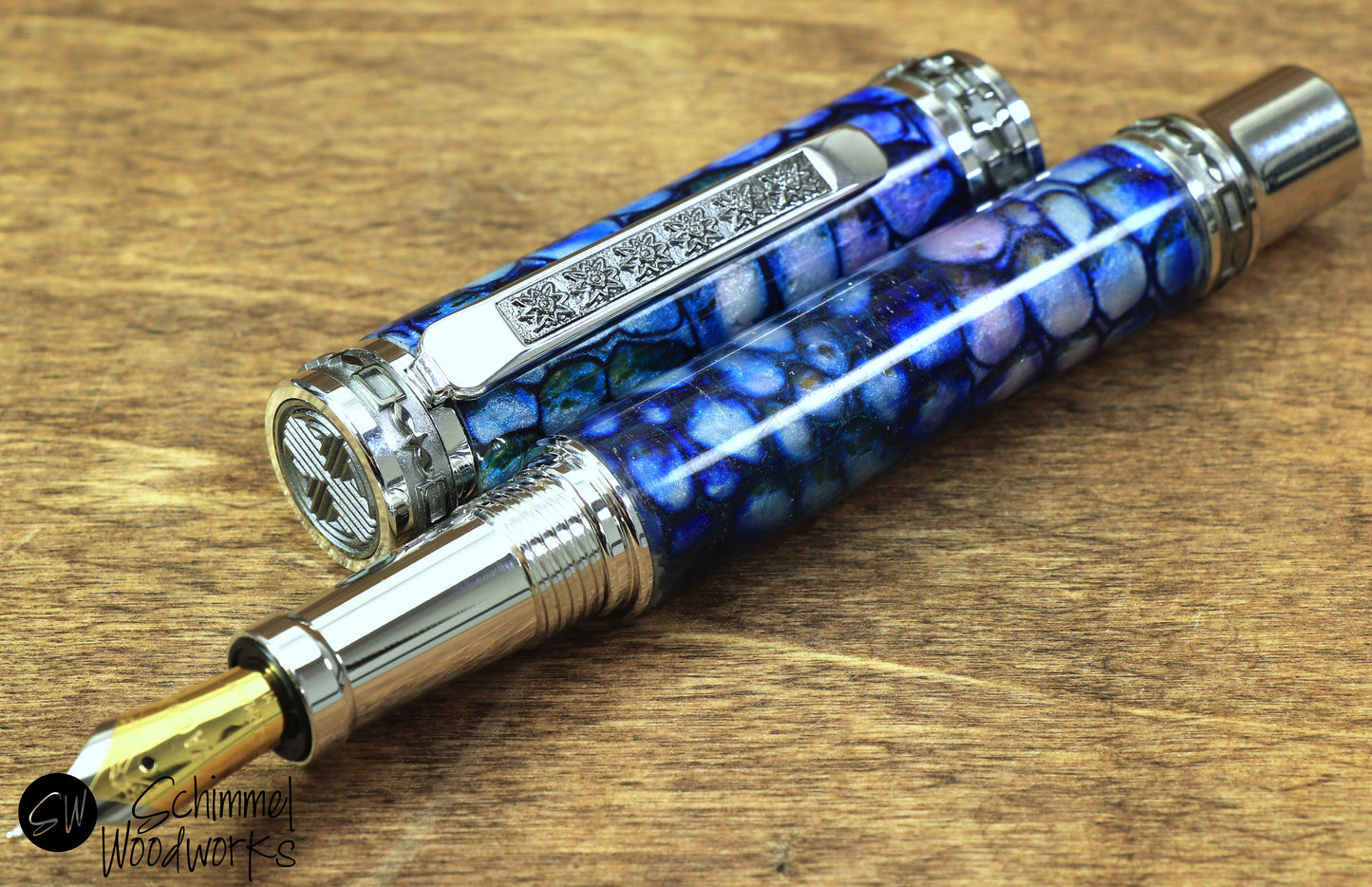 Blue Dragon Fountain Pen