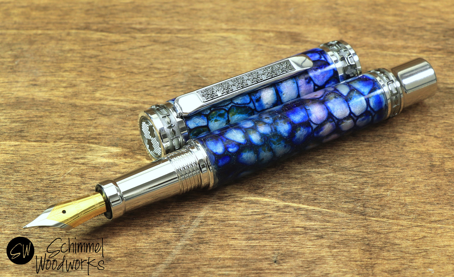 Blue Dragon Fountain Pen