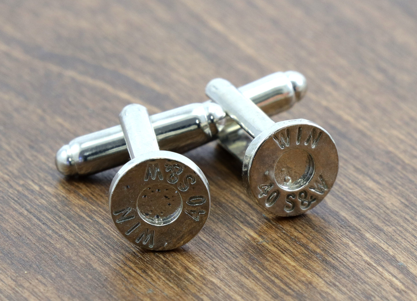 40 Caliber Bullet Cufflinks