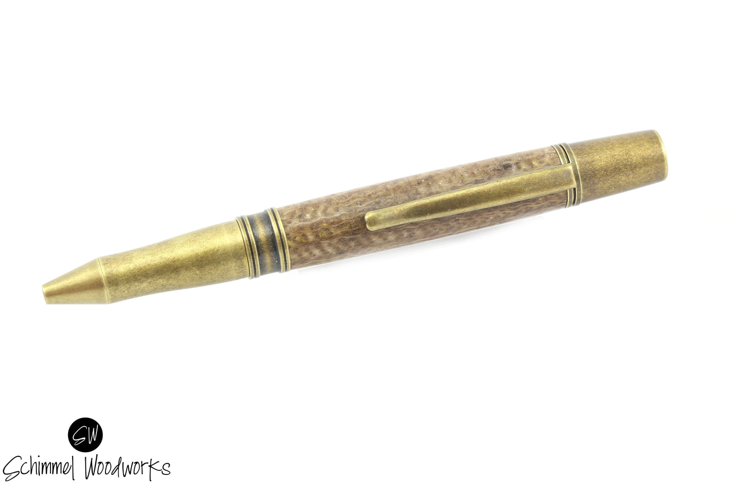 Brown Burlap Pen