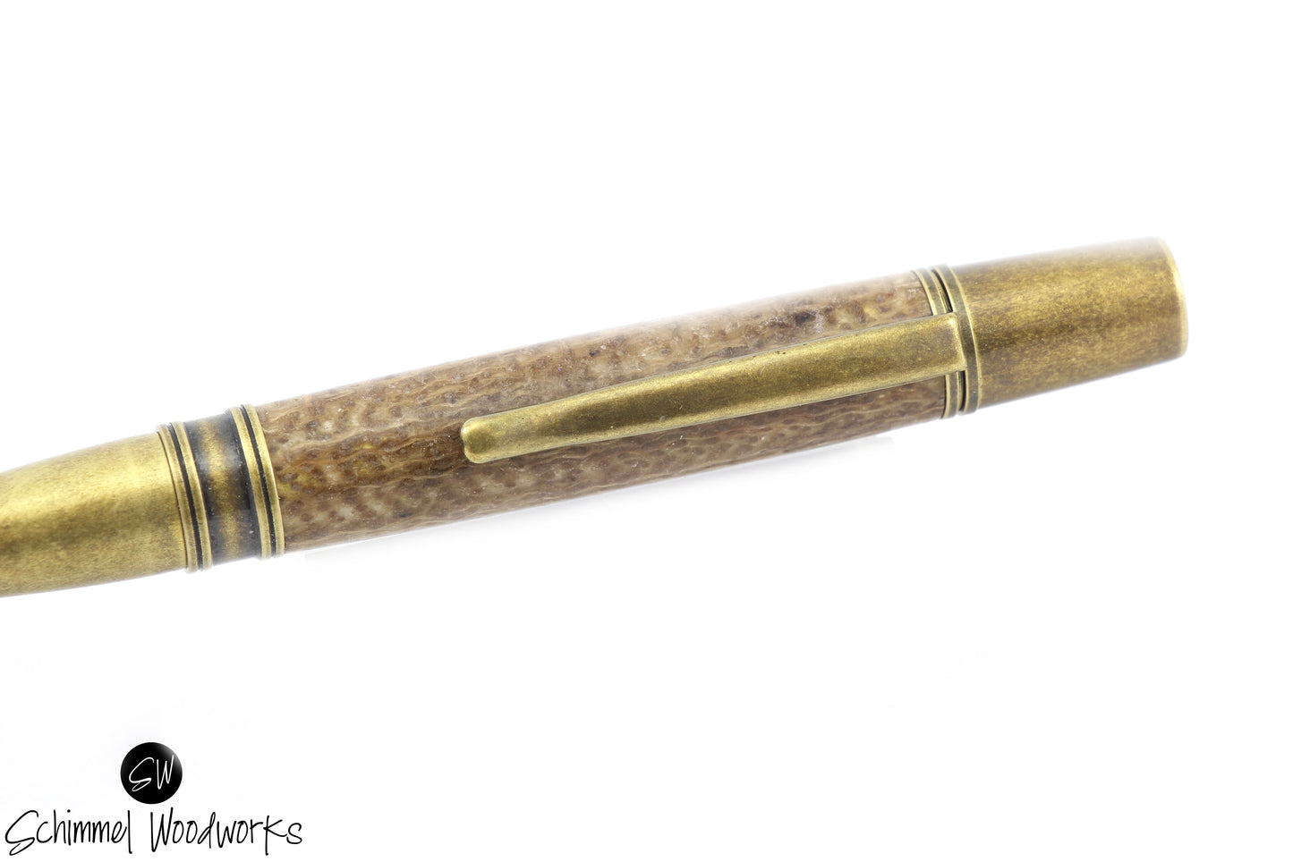 Brown Burlap Pen