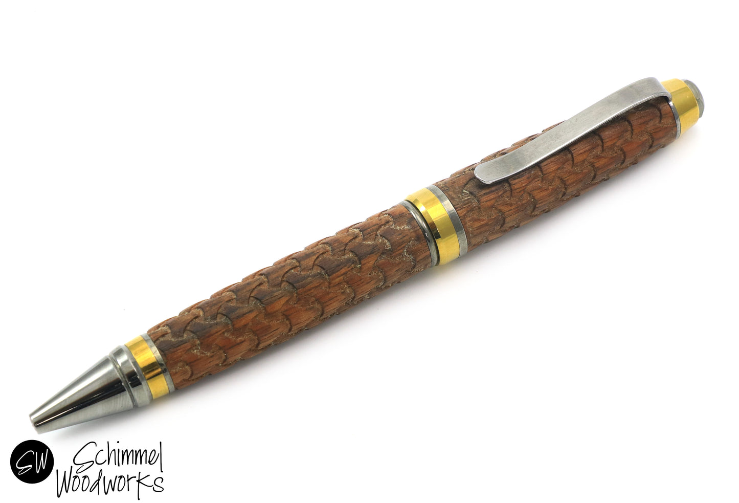 Woven Wood Gentlemen's Pen