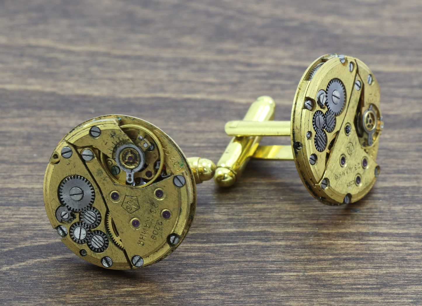 Brass Steampunk Cufflinks