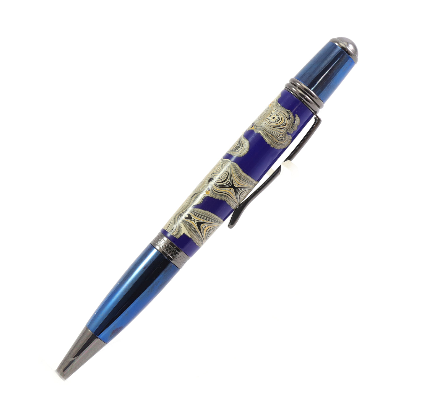 Blue Fordite Pen