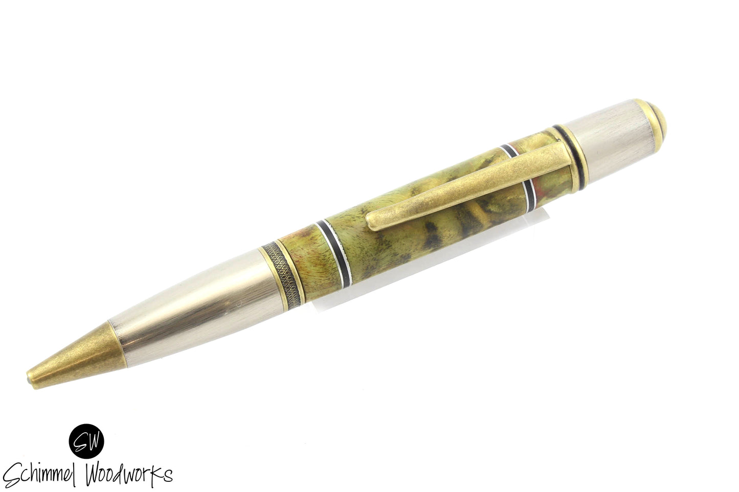 Dyed Burl Wood Pen