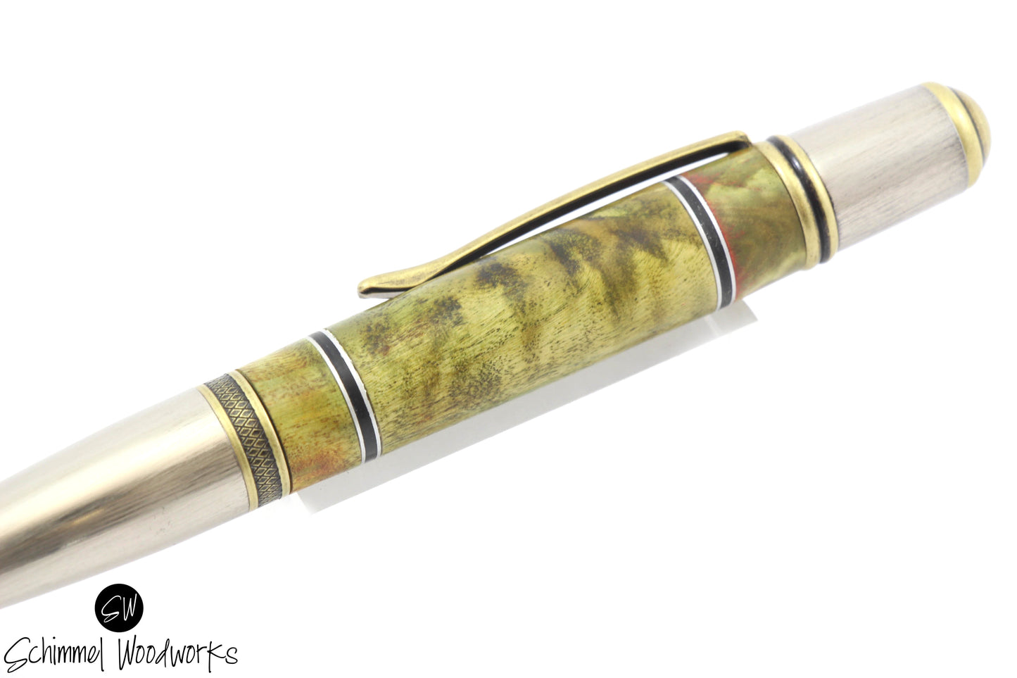 Dyed Burl Wood Pen