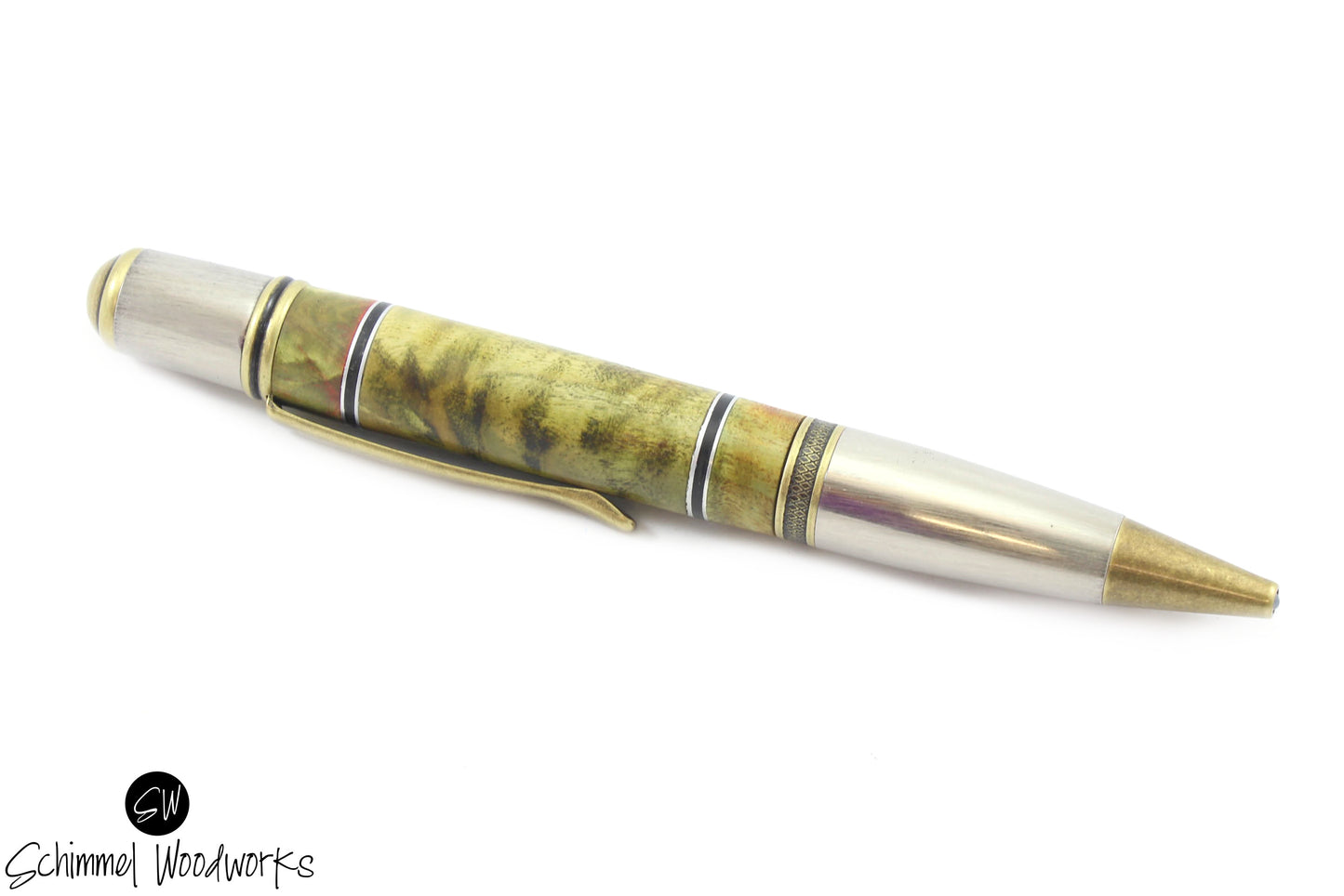 Dyed Burl Wood Pen