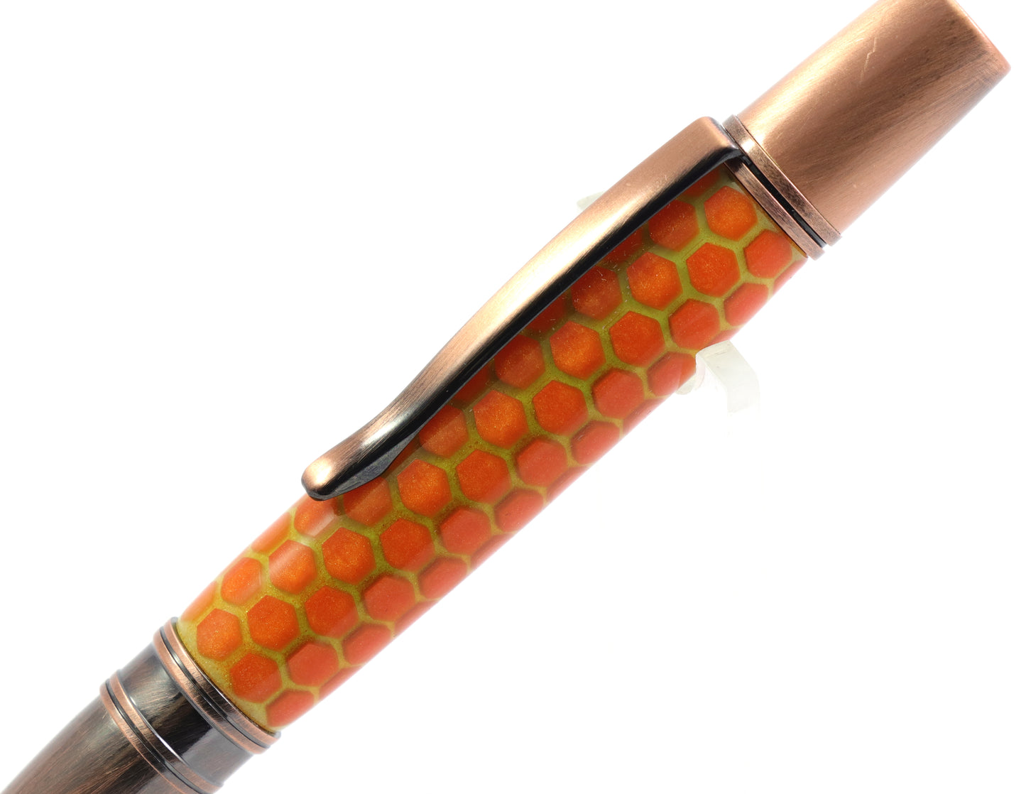 Orange Honey Honeycomb Pen