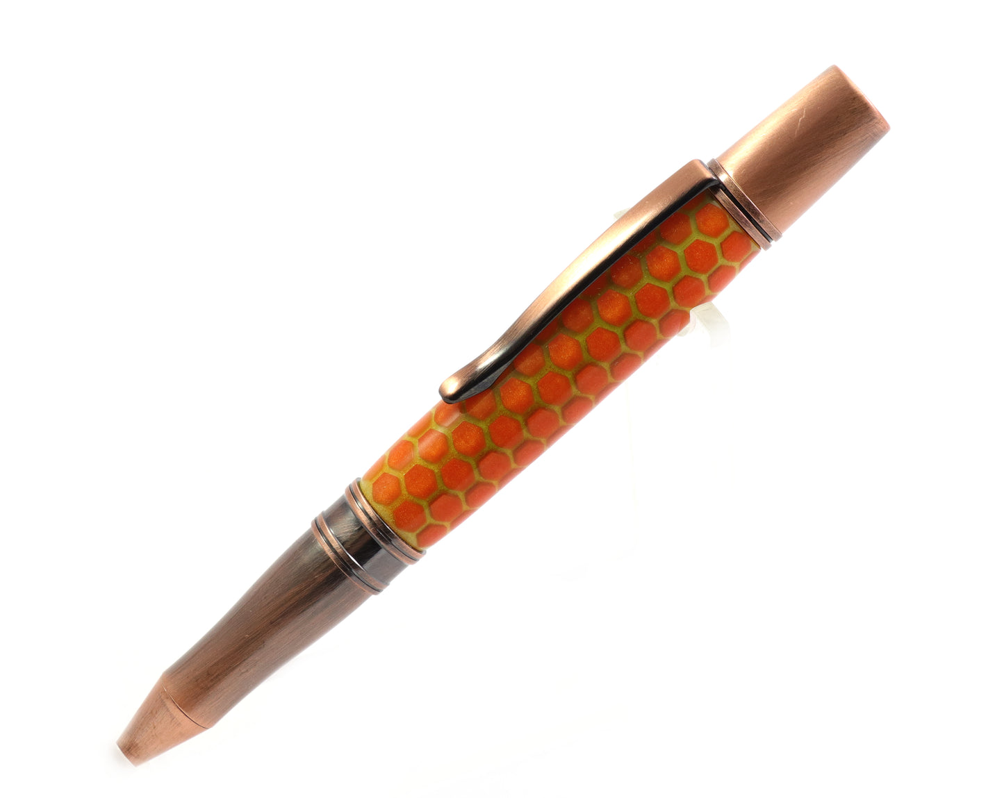 Orange Honey Honeycomb Pen