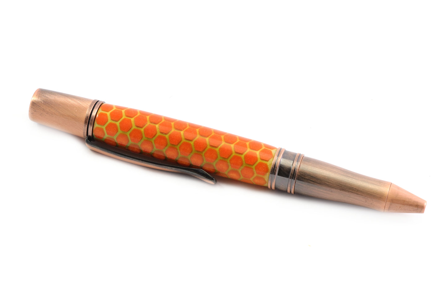 Orange Honey Honeycomb Pen