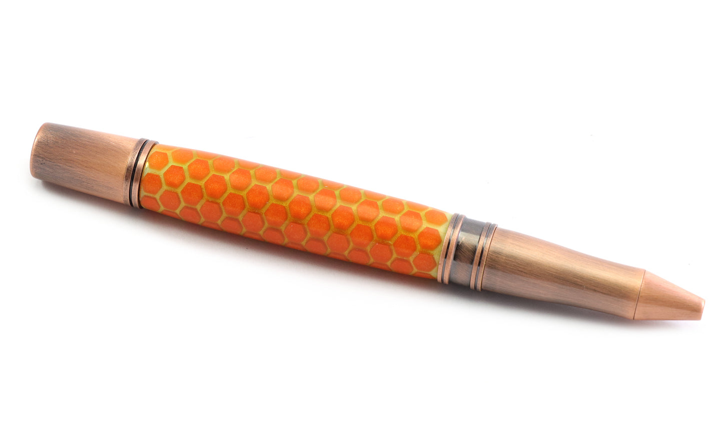 Orange Honey Honeycomb Pen