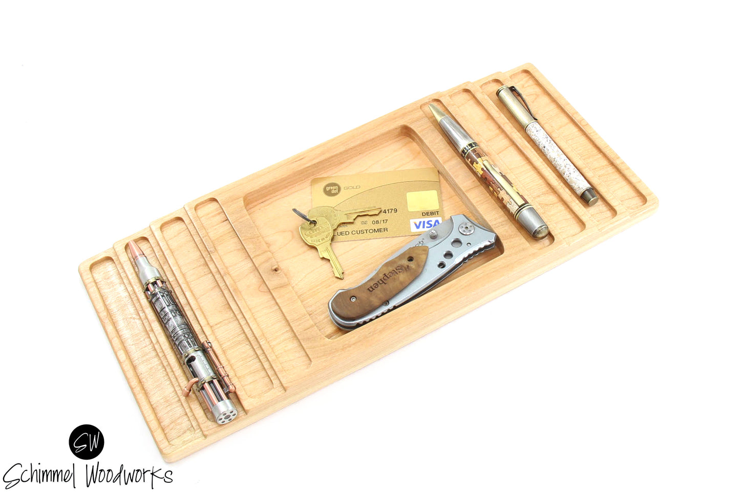 Pen Tray & Desk Organizer - Fits 8 pens