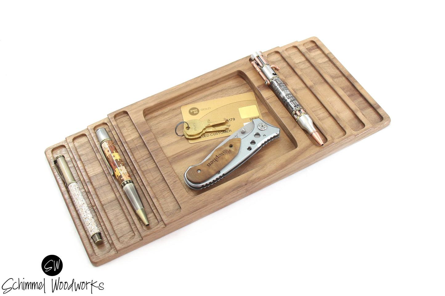 Pen Tray & Desk Organizer - Fits 8 pens
