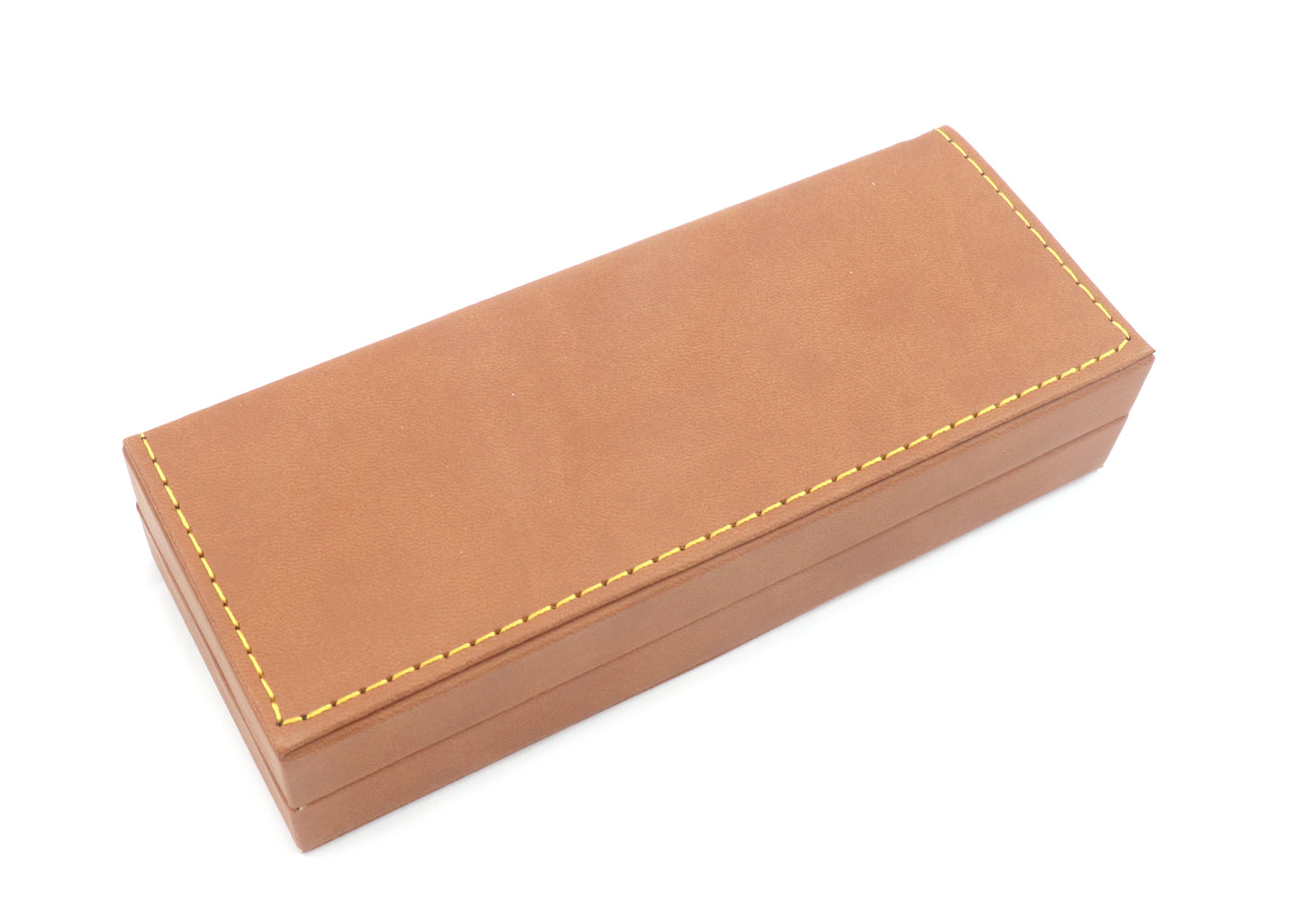 Brown Leather Pen Box