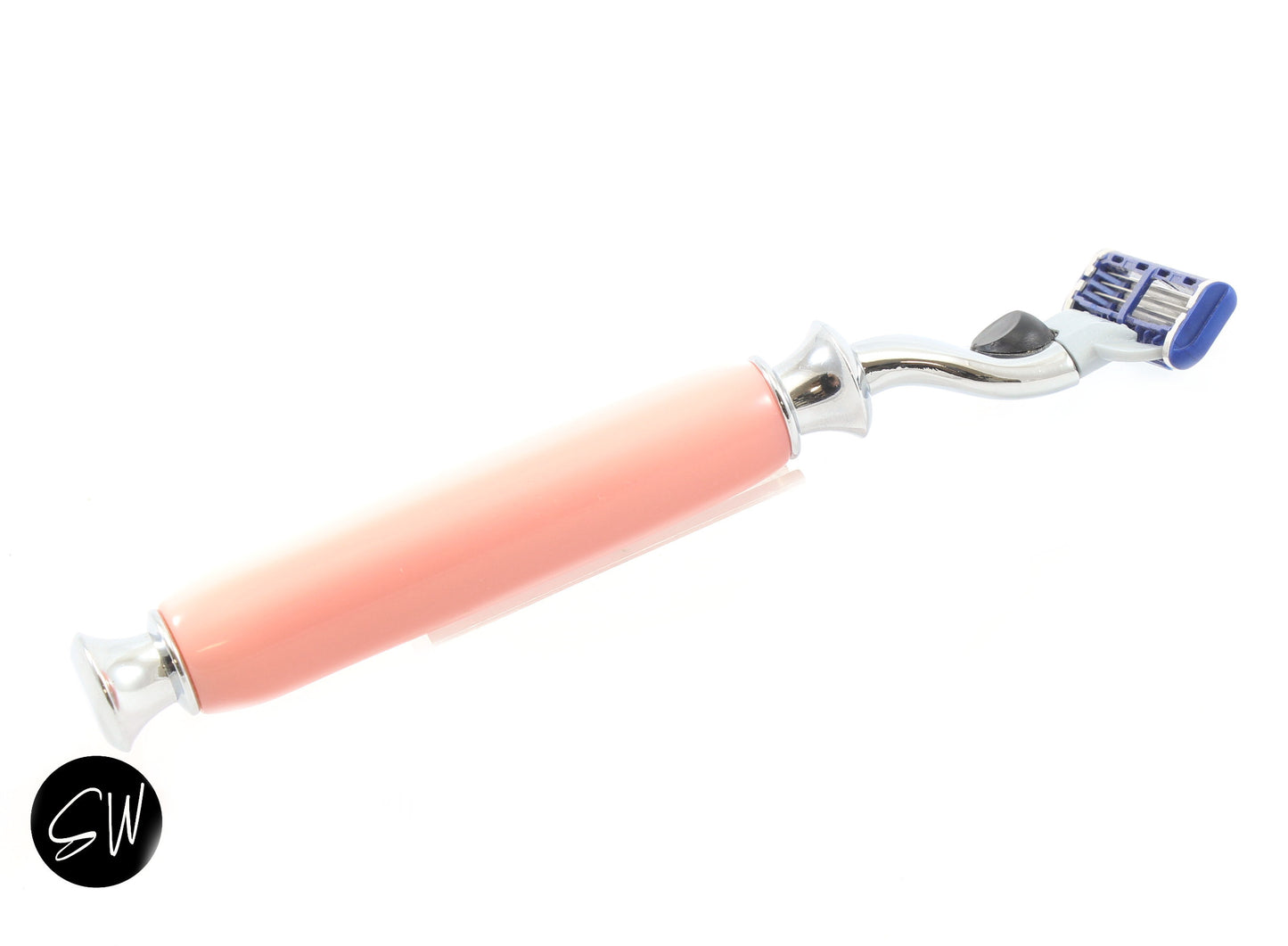 Peach Shimmer Razor Handle