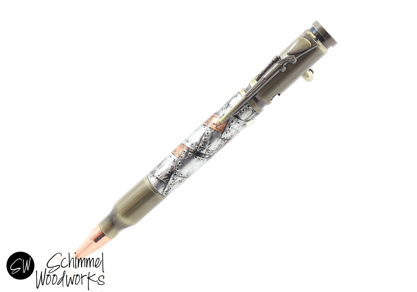 Steampunk Bullet Pen