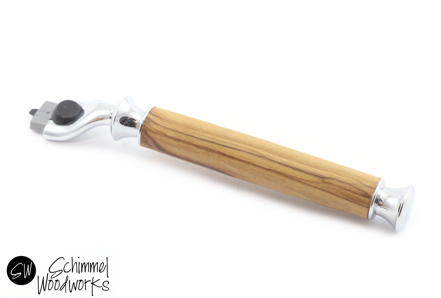 Olive Wood Razor Handle