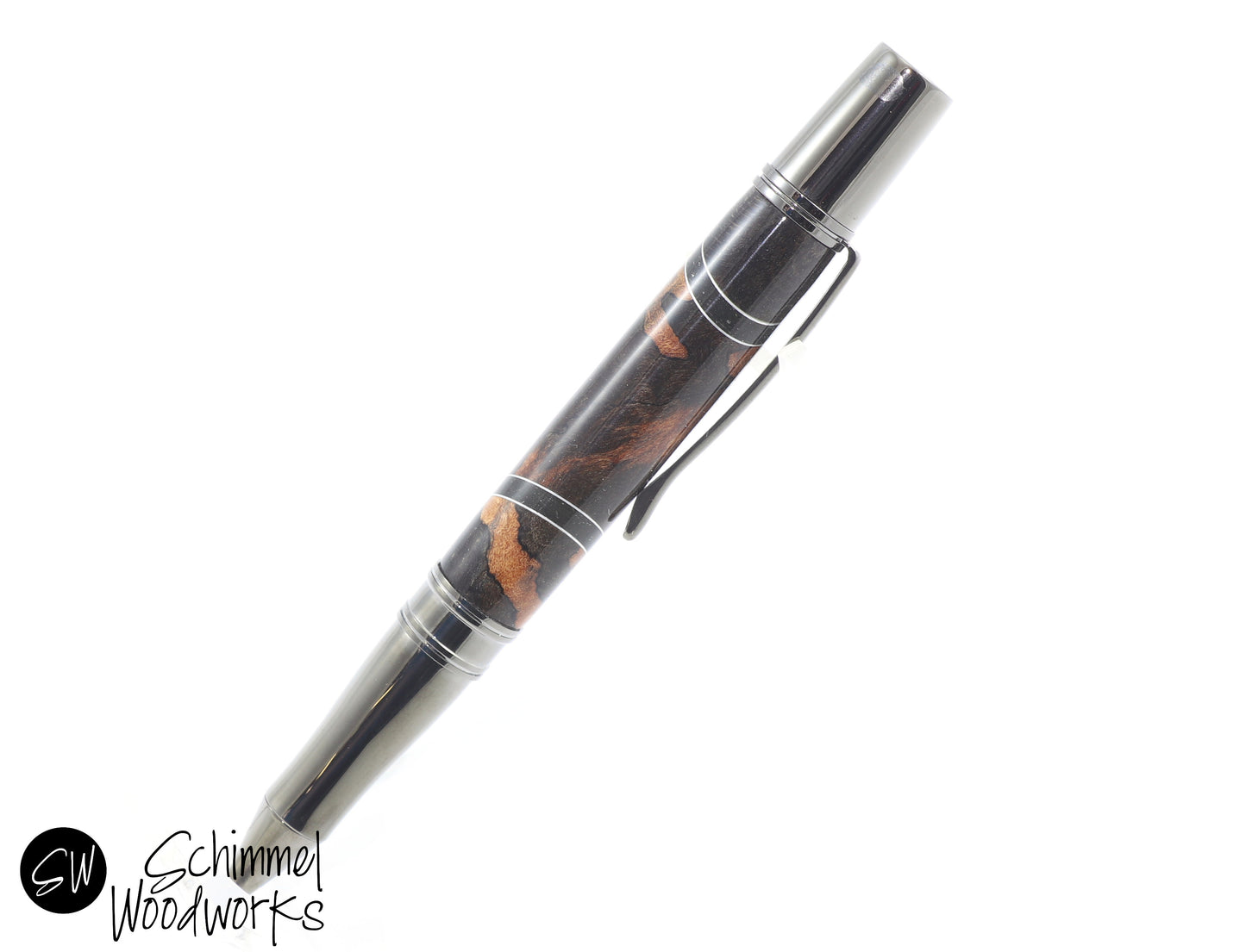 Dyed Segmented Wood Pen