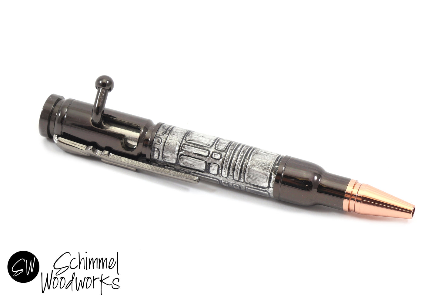 Industrial Steampunk Mini Bullet Pen