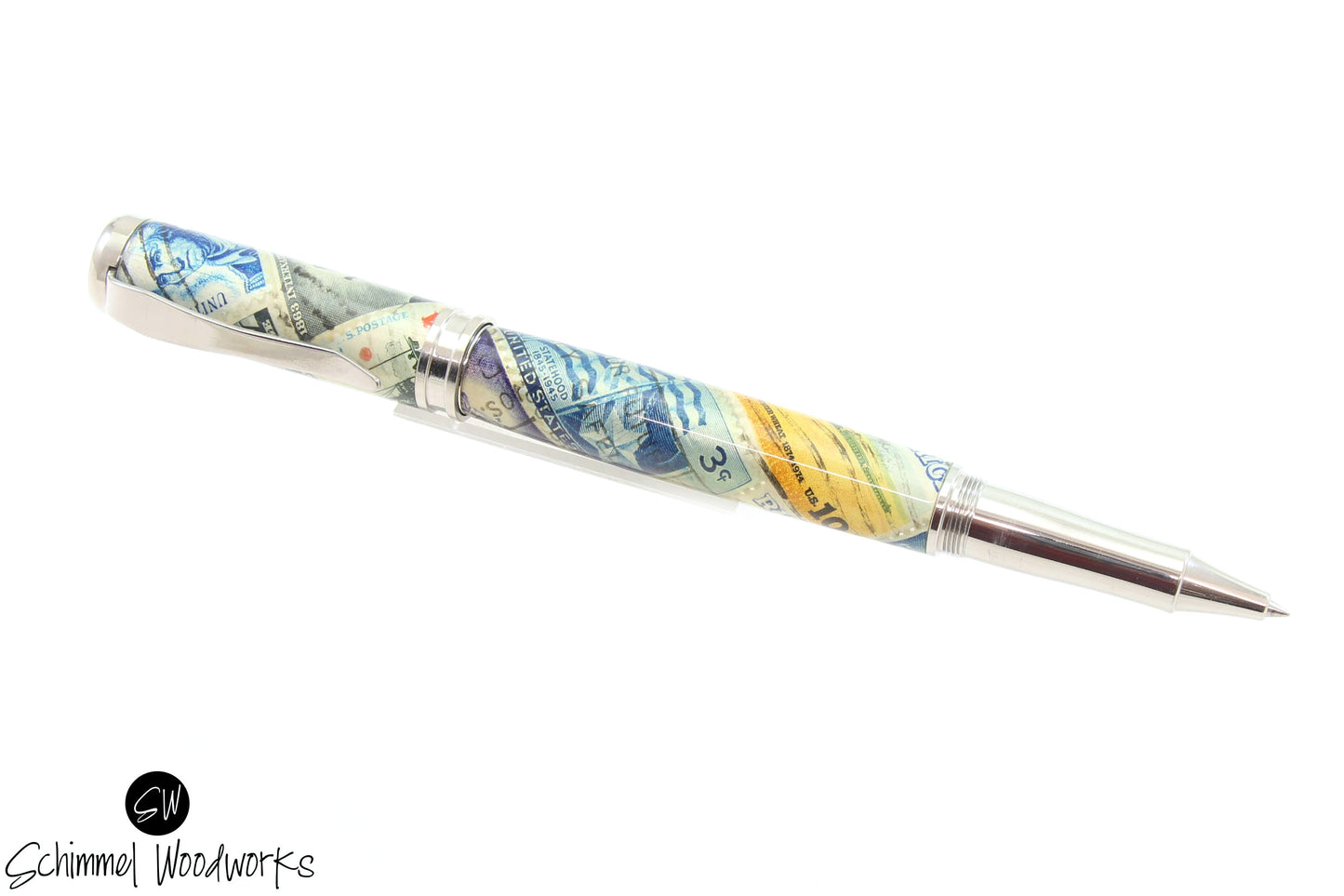 Vintage Red Cross & Texas Stamp Pen