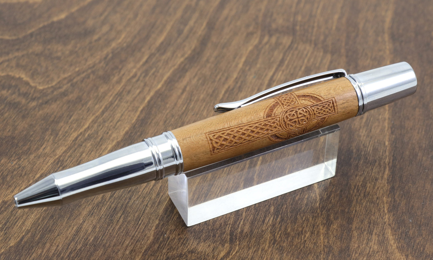 Wood Celtic Cross Pen