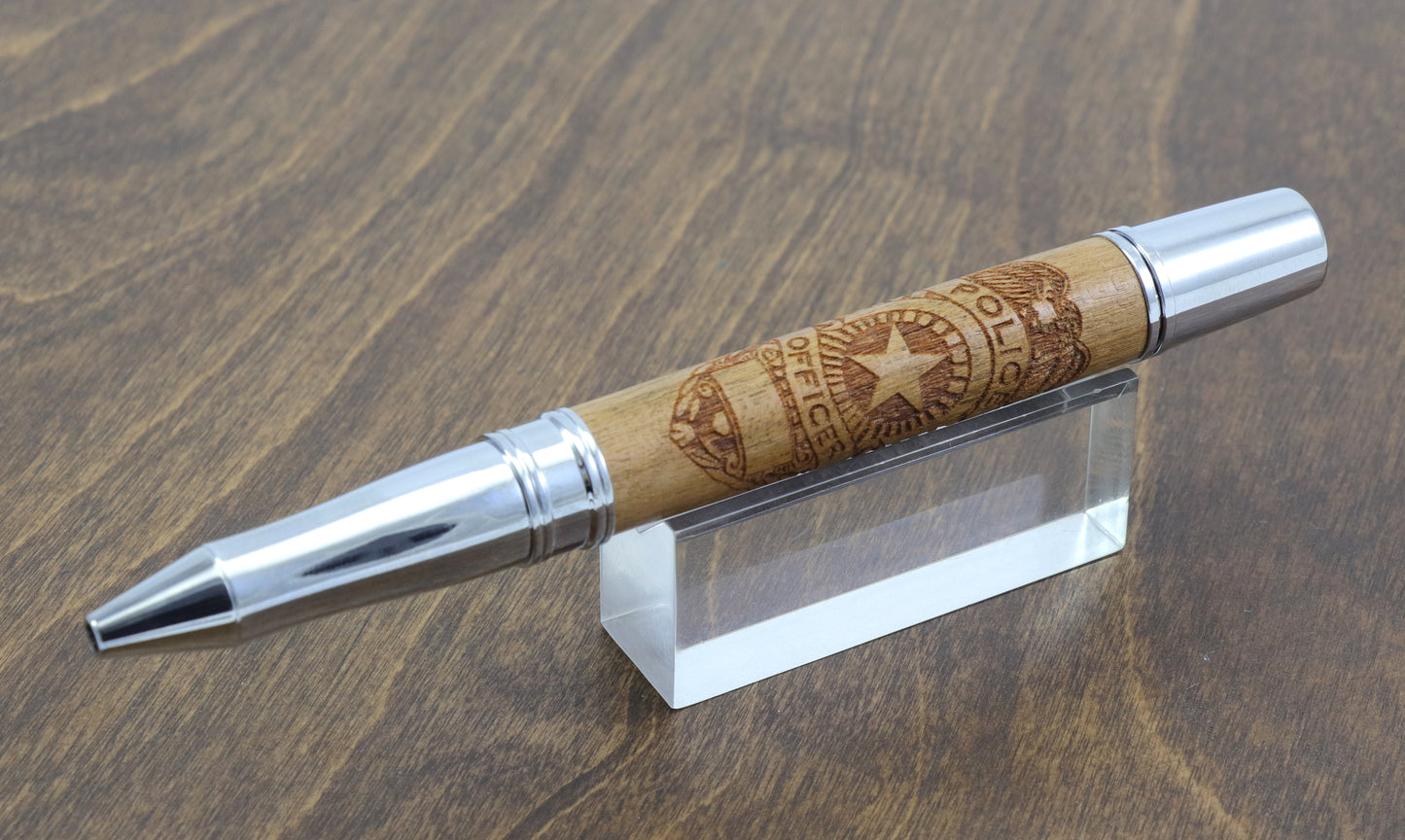 Wood Police Pen