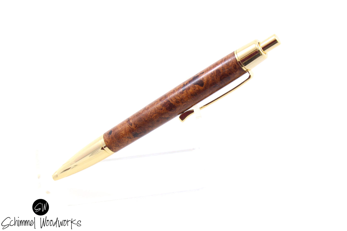Burl Click Pen