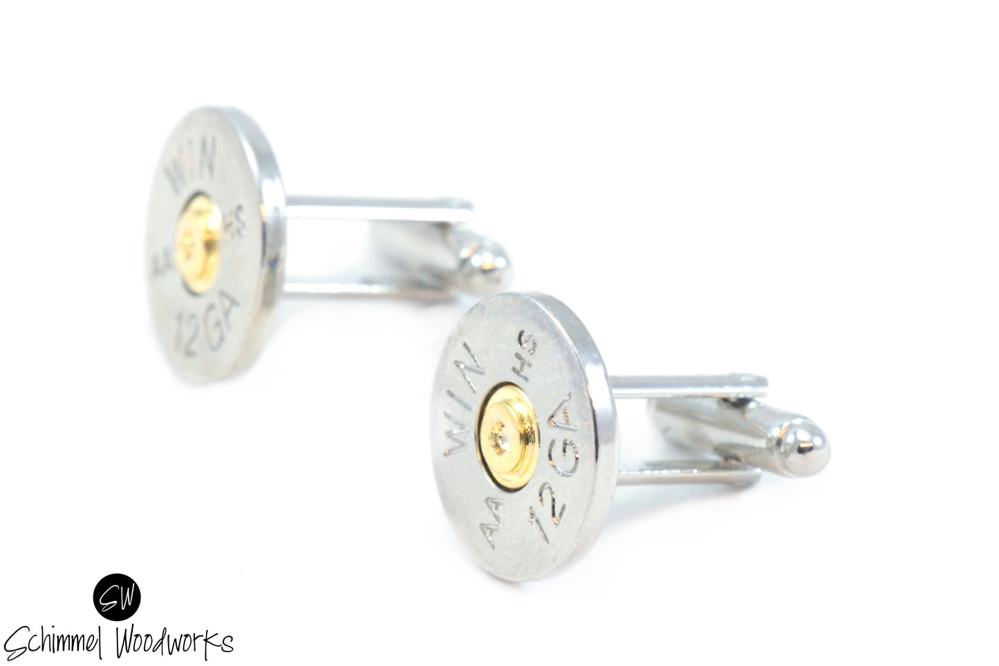 12 GA Bullet Cufflinks