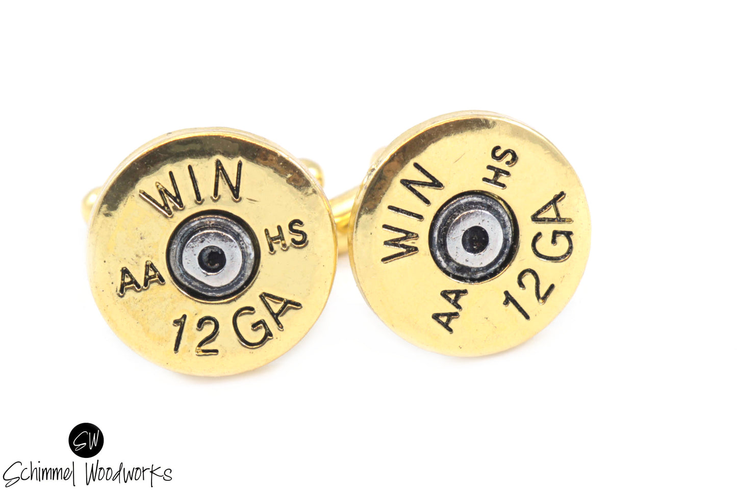 12 GA Bullet Cufflinks