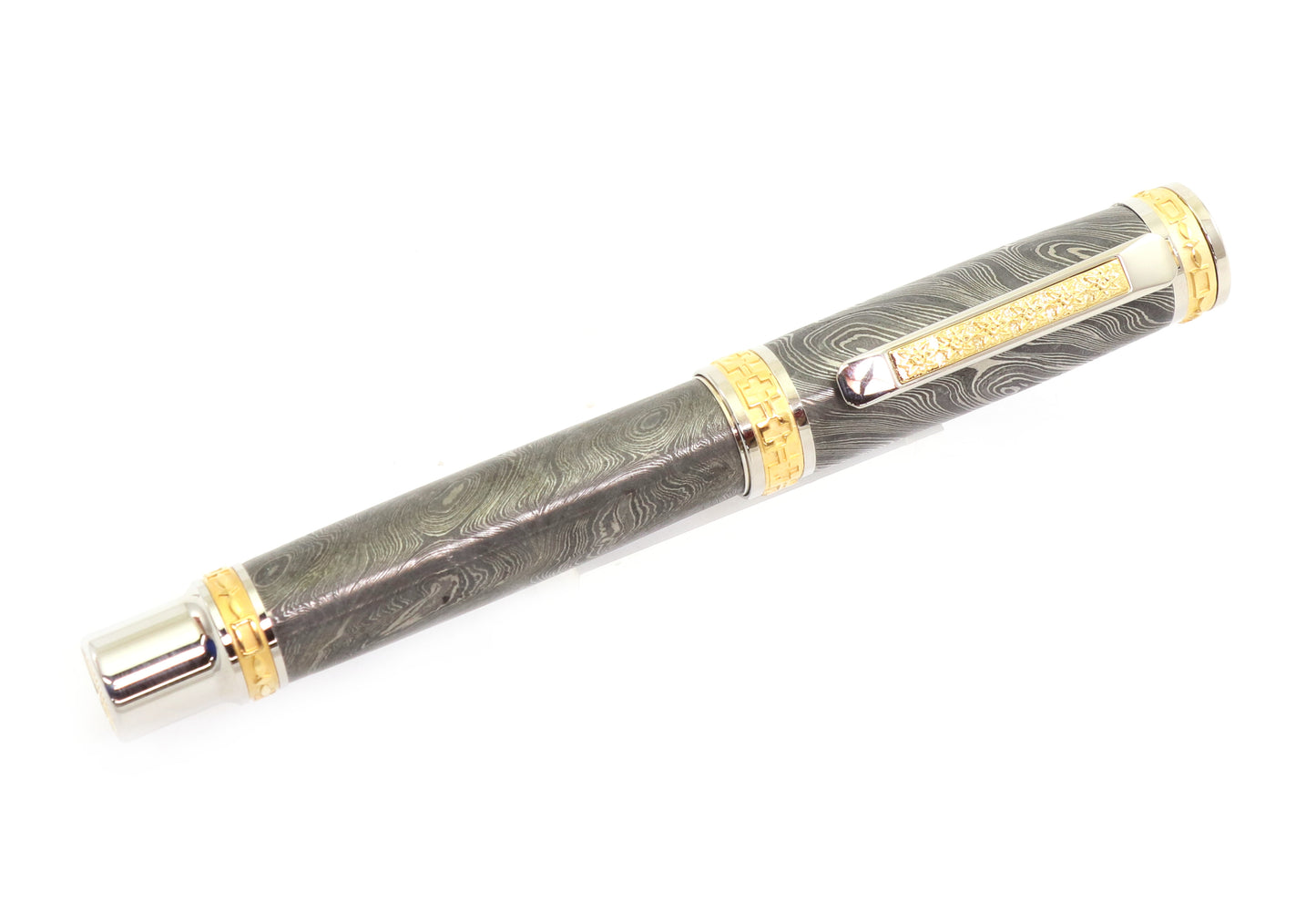 Damascus Steel Fountain Pen