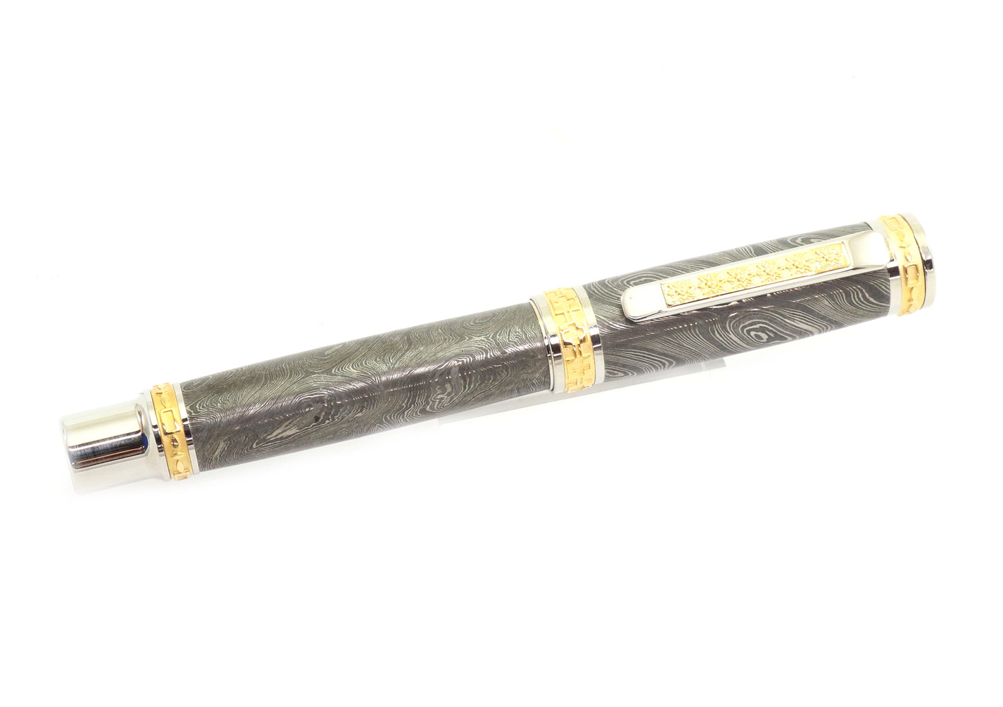 Damascus Steel Fountain Pen