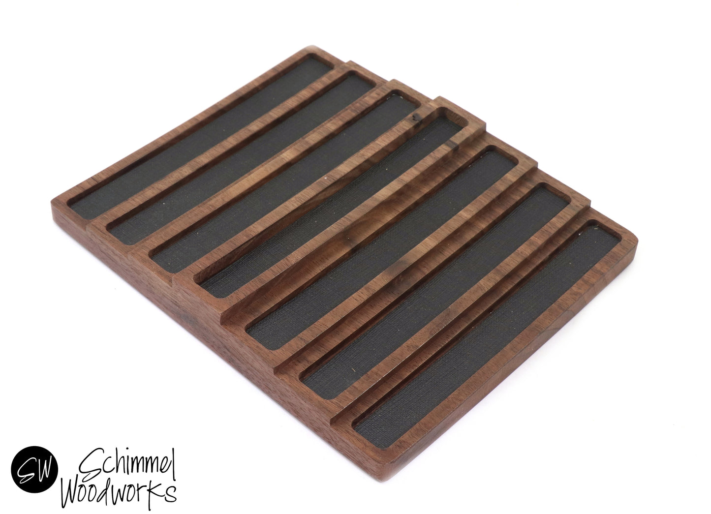 Wood 7 Pen Display