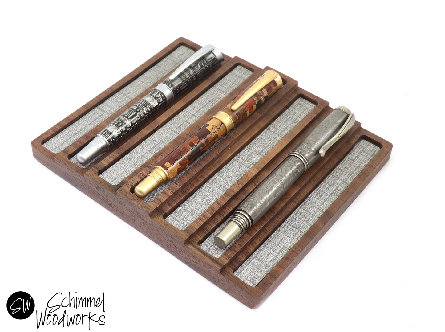 Wood 7 Pen Display