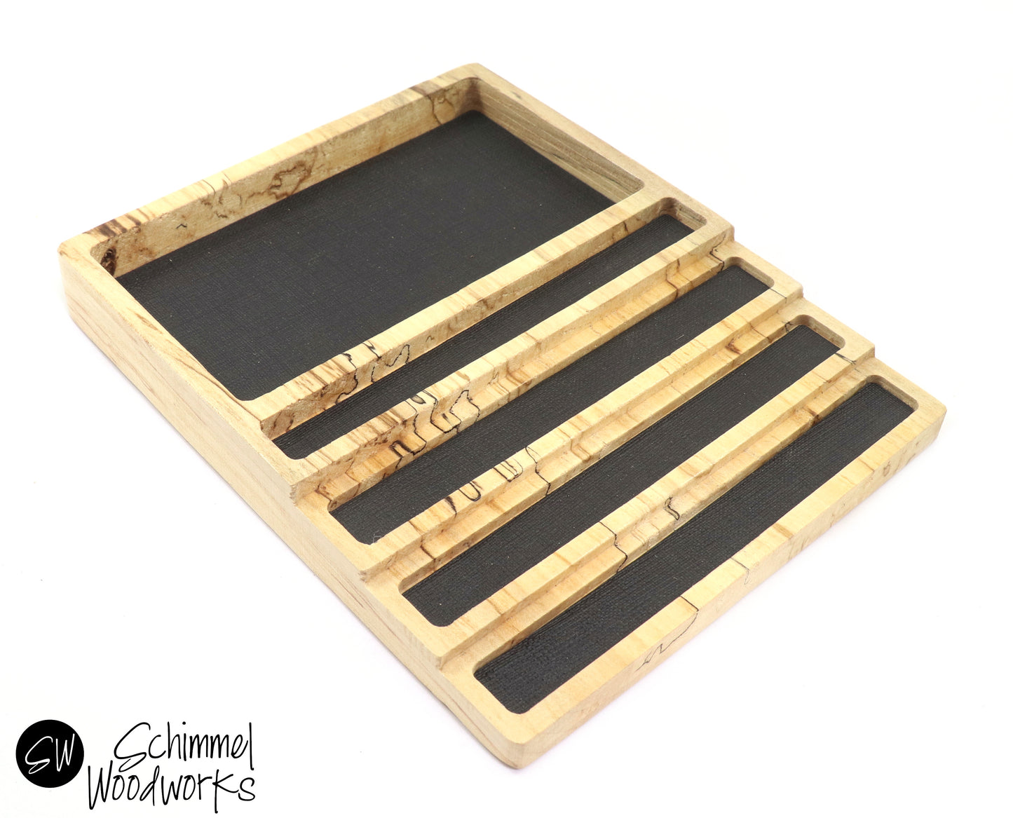 Pen tray with Desk Organizer - Fits 4 pens