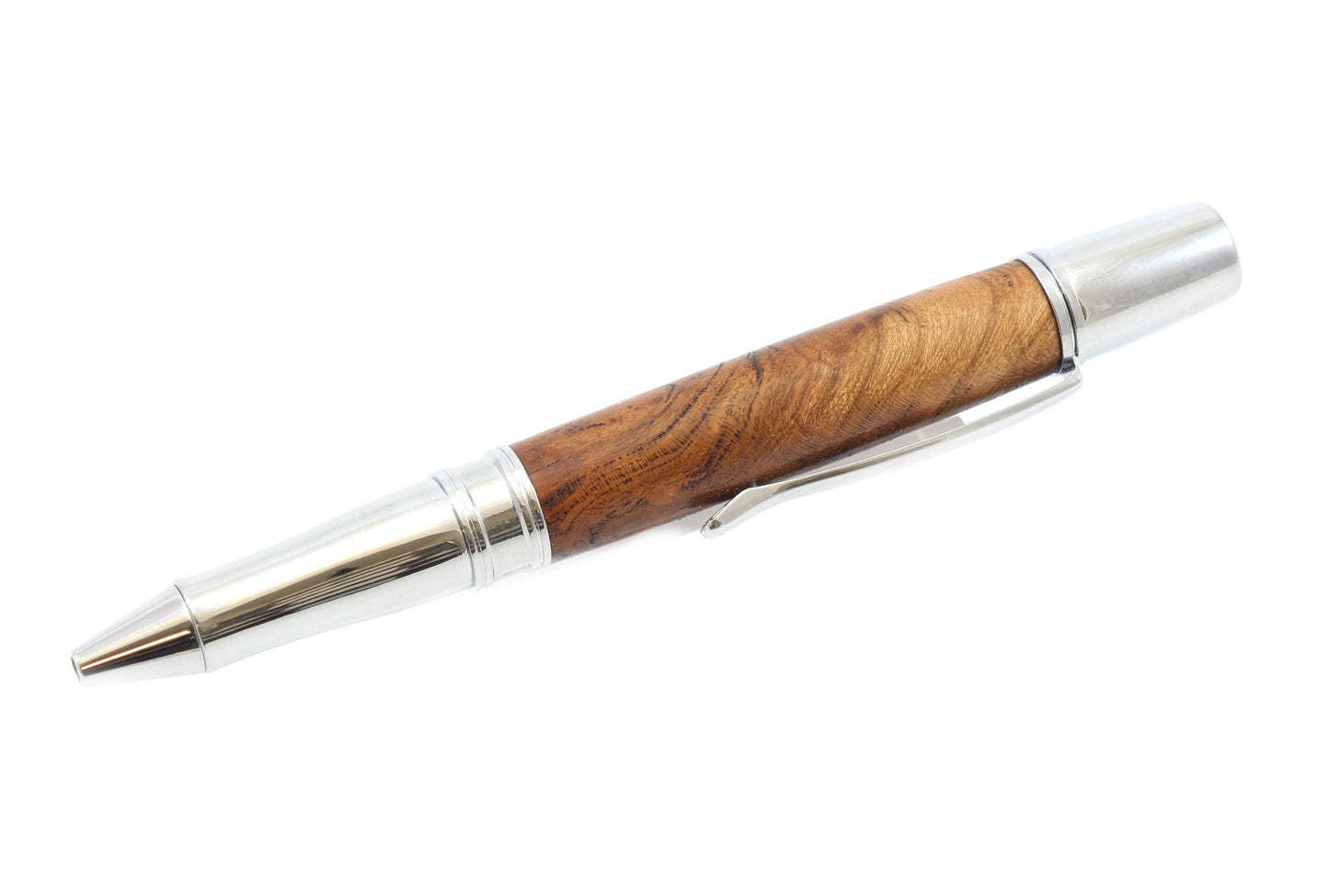 Chrome Burl Ballpoint Pen