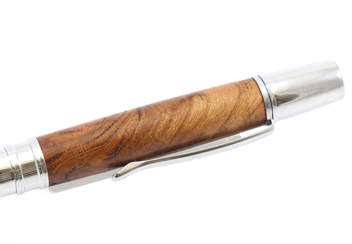 Chrome Burl Ballpoint Pen
