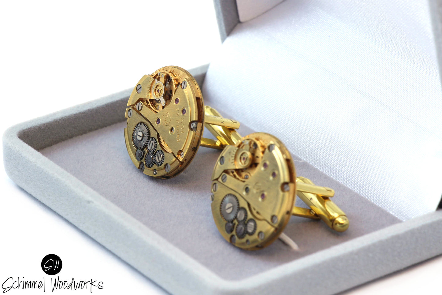 Brass Steampunk Cufflinks