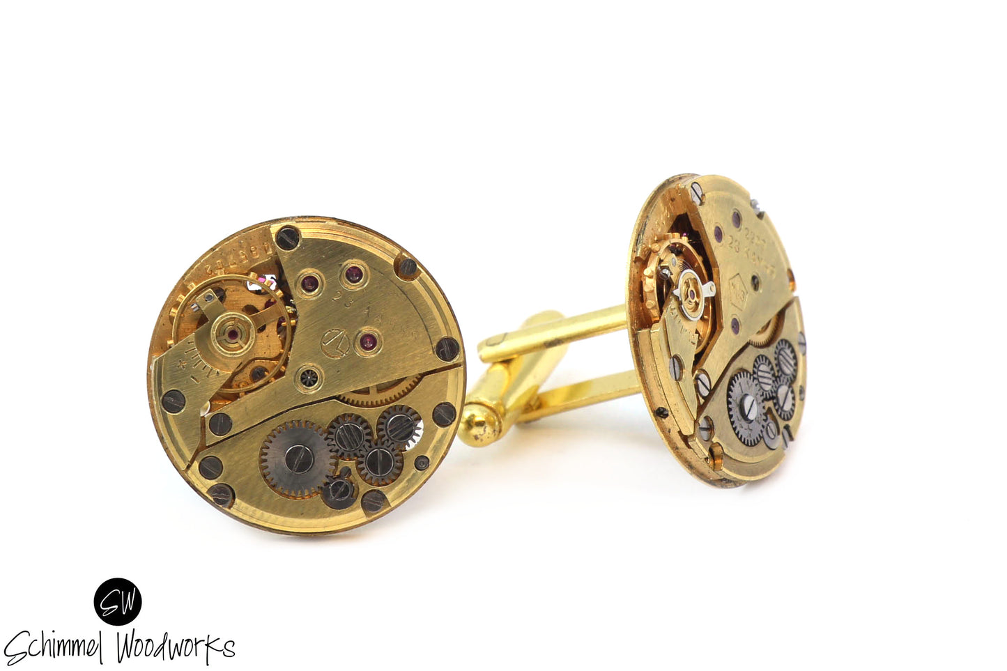 Brass Steampunk Cufflinks