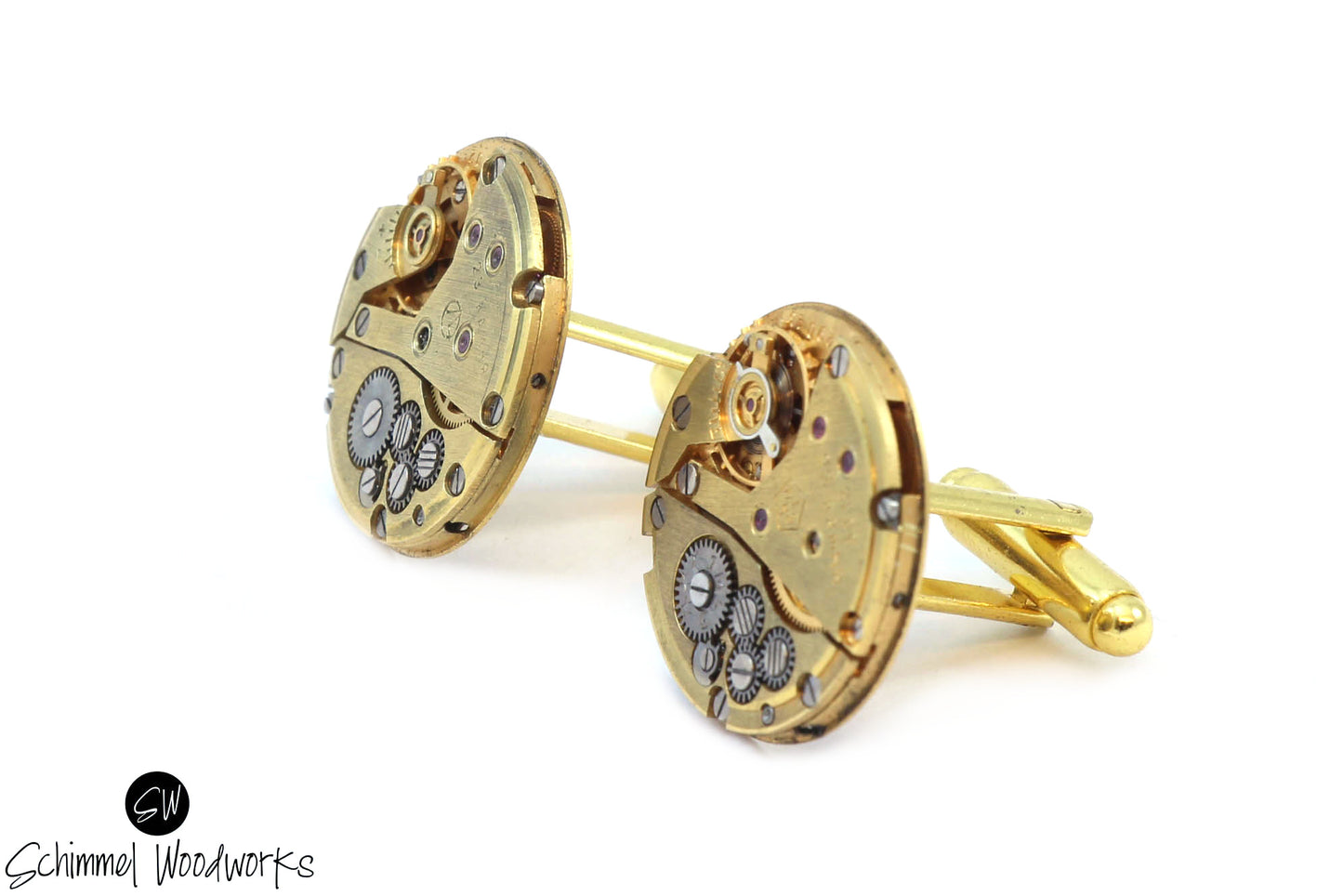 Brass Steampunk Cufflinks