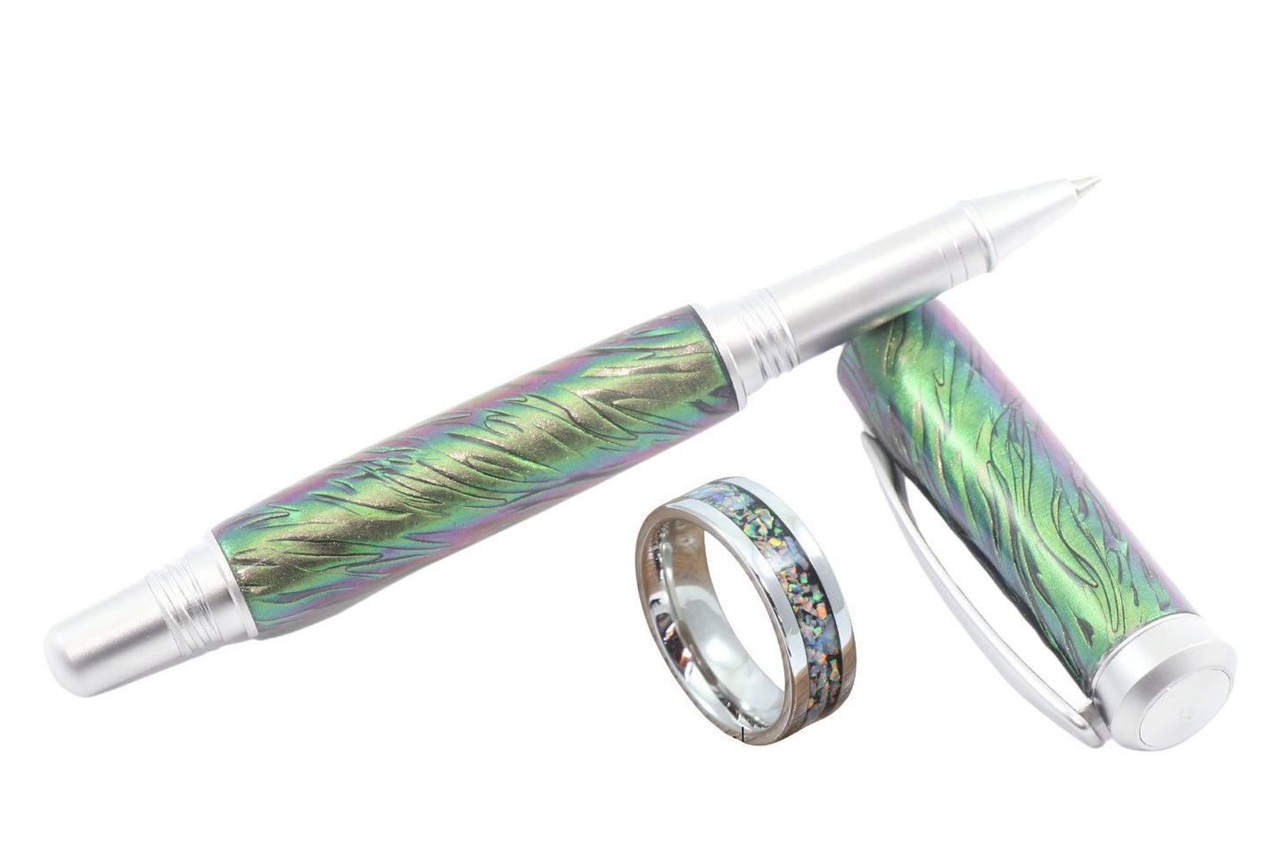 Iridescent Pen & Ring Bundle