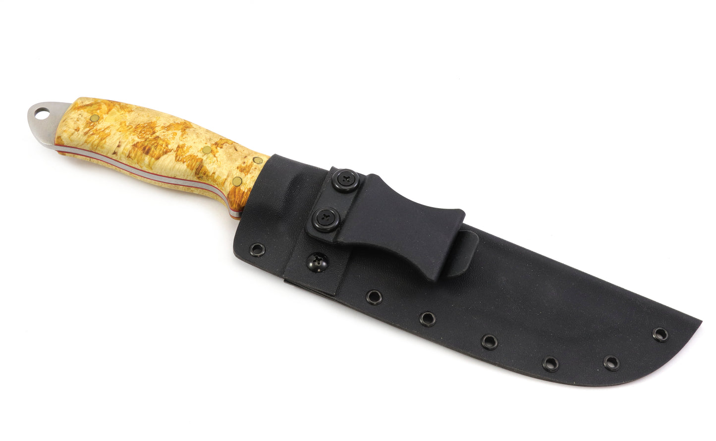 Buckeye Burl Tanto Knife