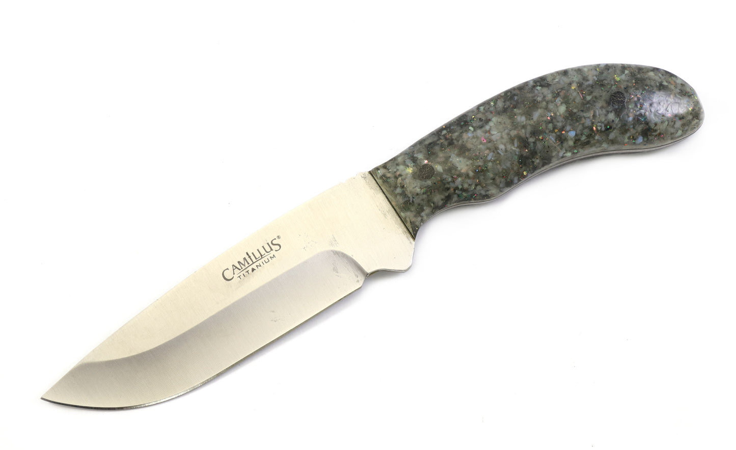 Crushed Stone Hunting Knife