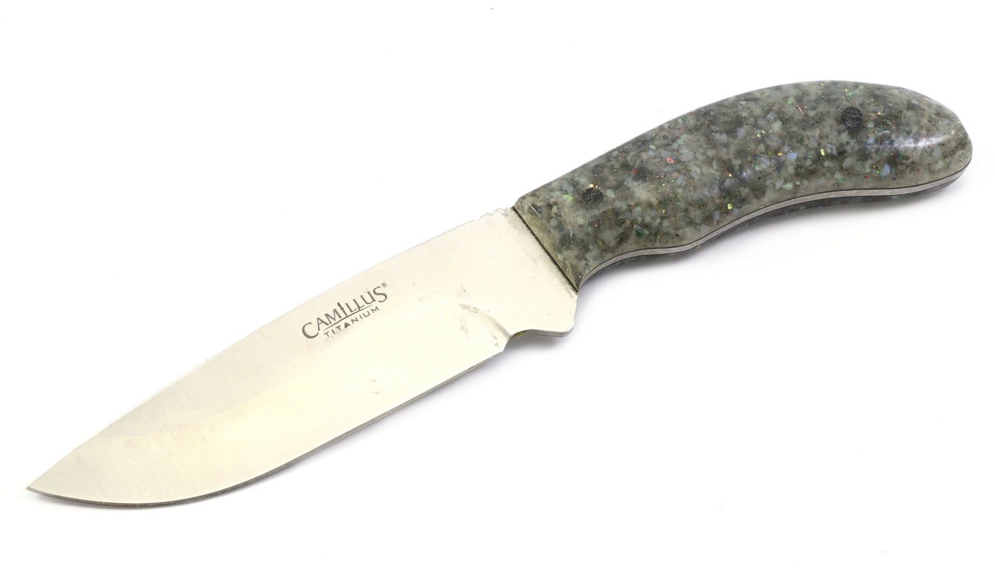 Crushed Stone Hunting Knife