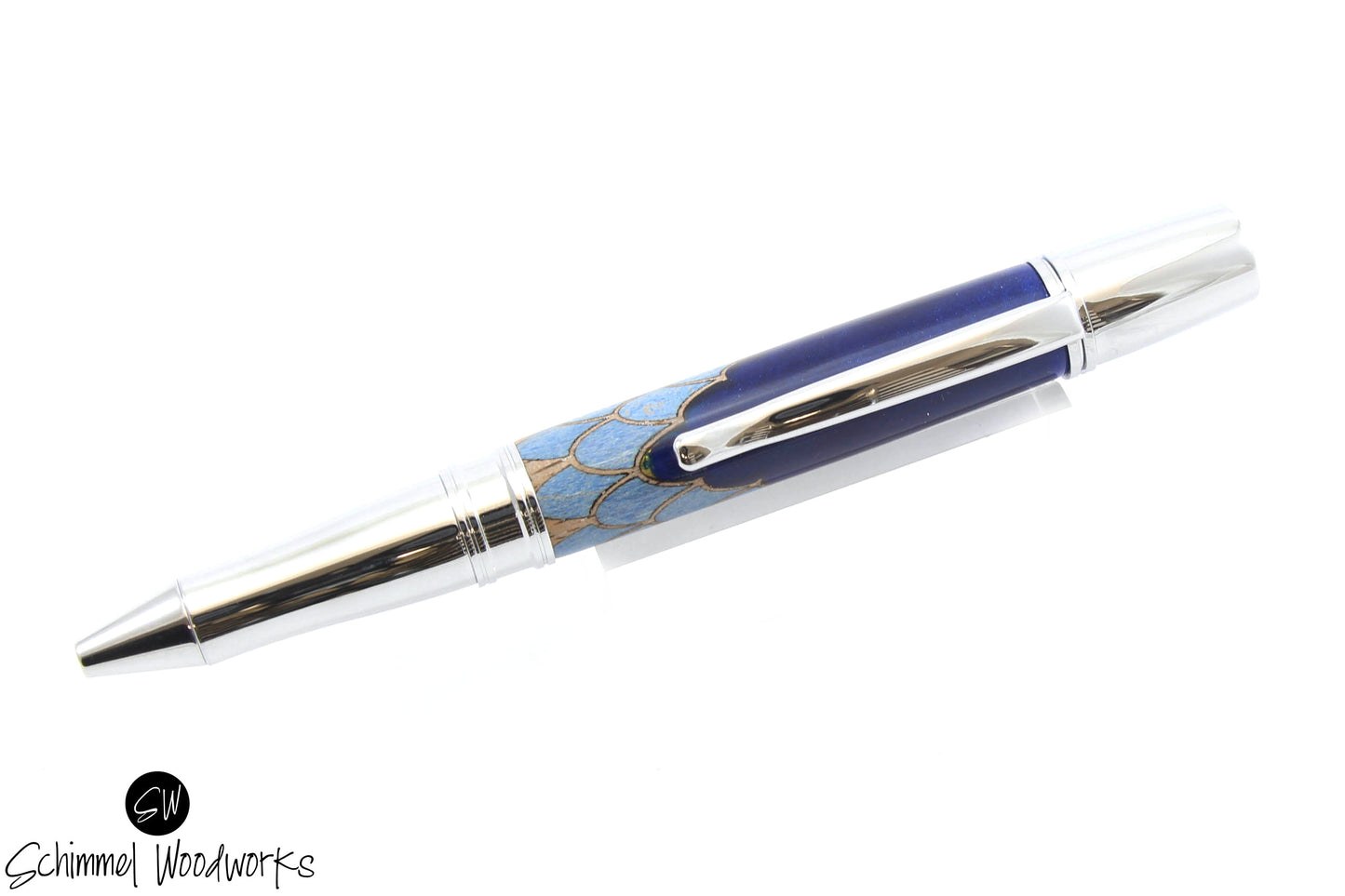 Blue Mermaid Scale Pen