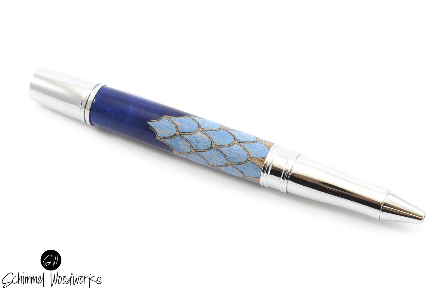 Blue Mermaid Scale Pen